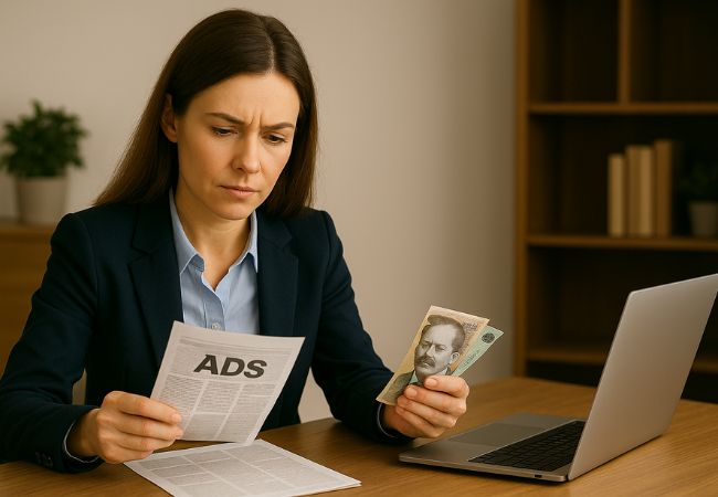 Cât costă publicarea unui anunț în ziar – costuri pentru publicitate în presa tipărită